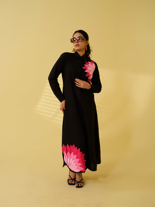 Cassidia Petal Shirt Dress
