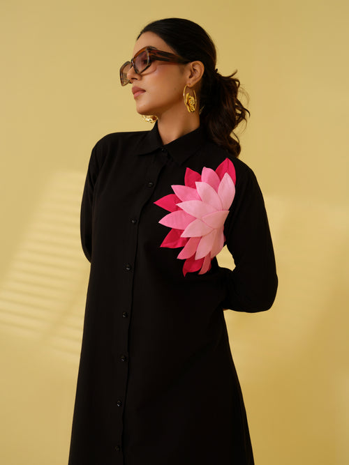 Cassidia Petal Shirt Dress