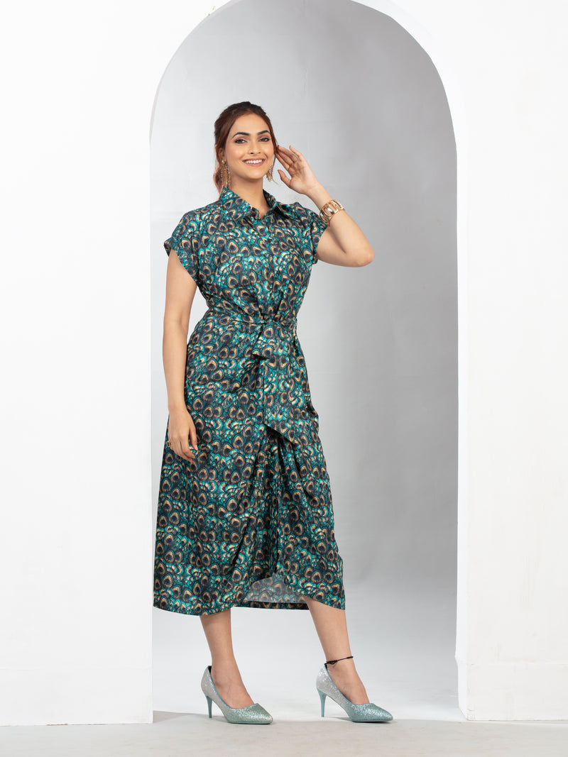 Royal Feather's knot dress 1