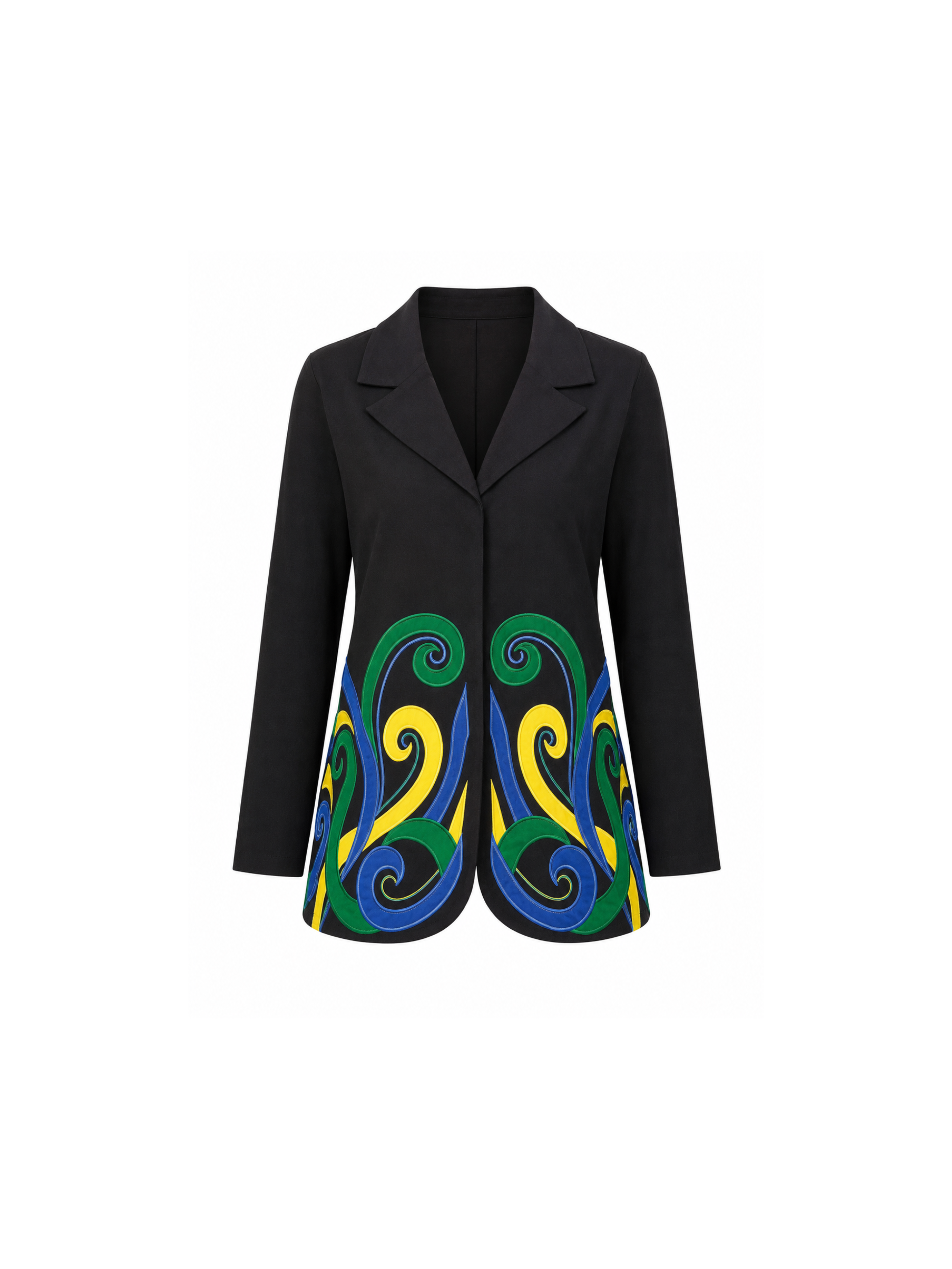 Wavira-2 Cotton Blazer-Style Shirt for Women