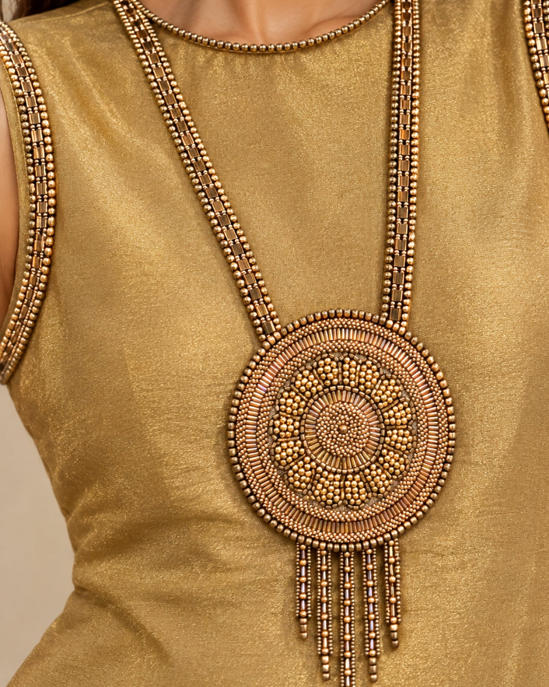 Maher gold Co-ord Set