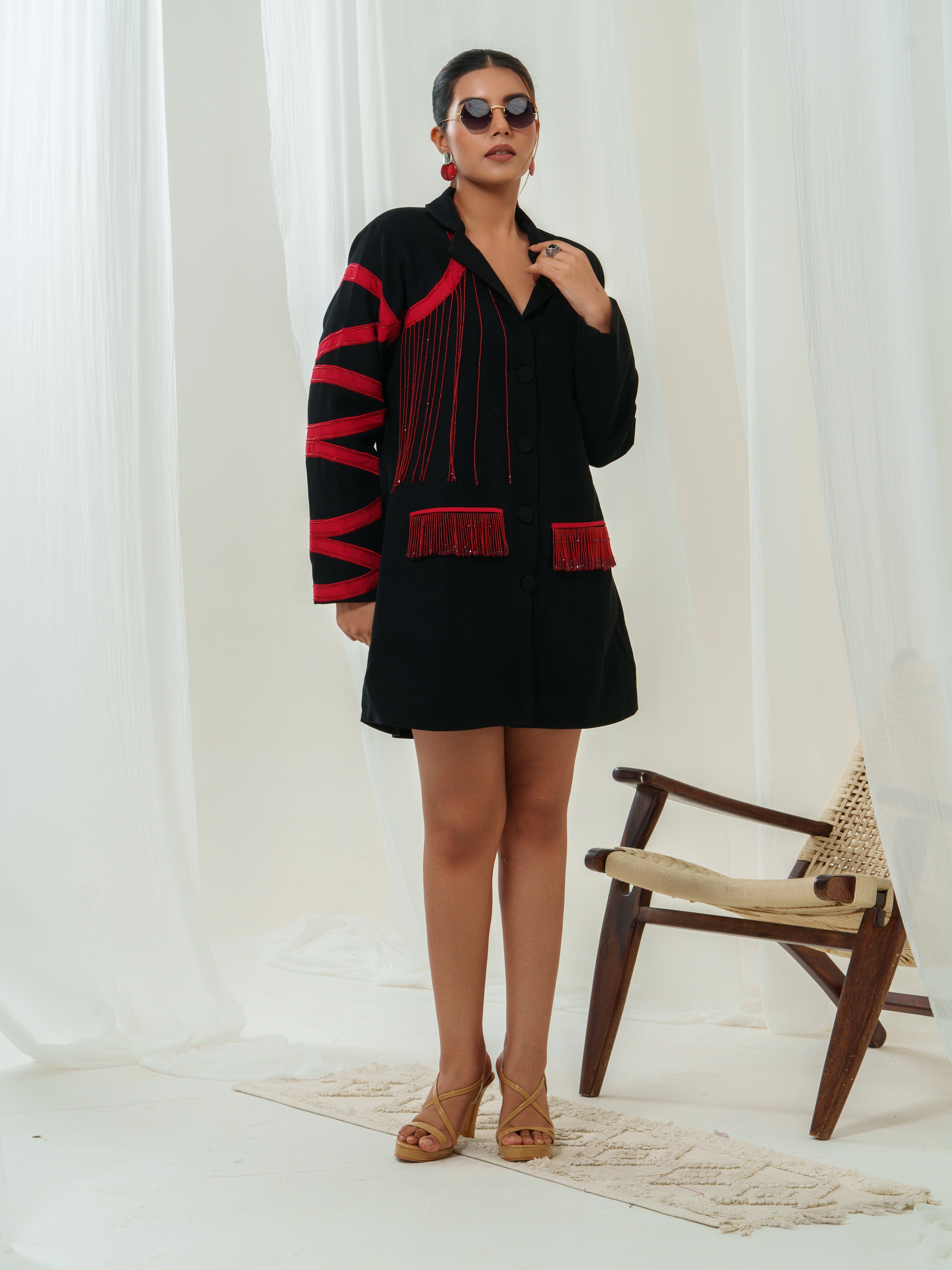 Red Rebillion Blazer Dress