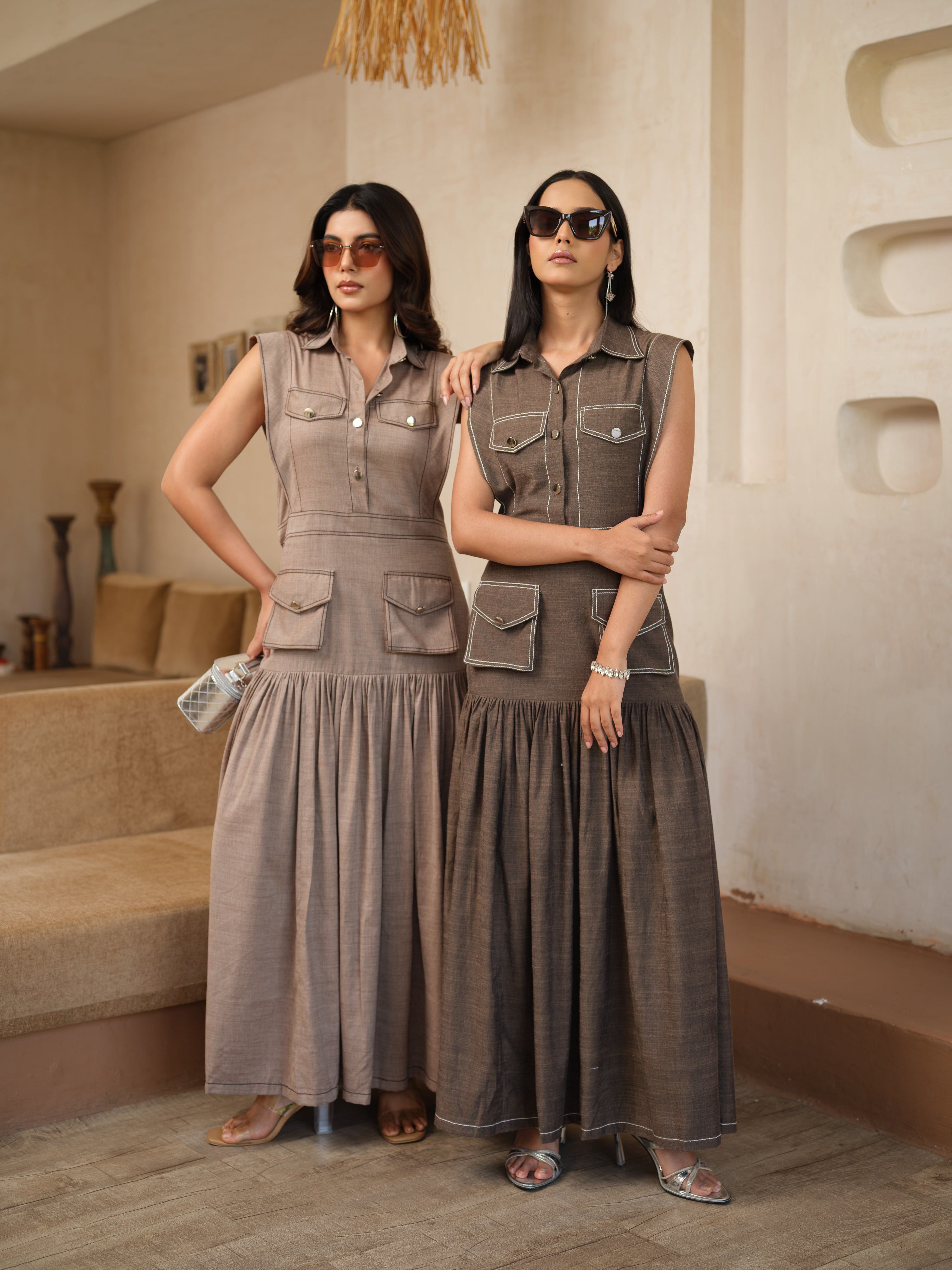 Atelier Flow Luxury Cotton Dress for Women –