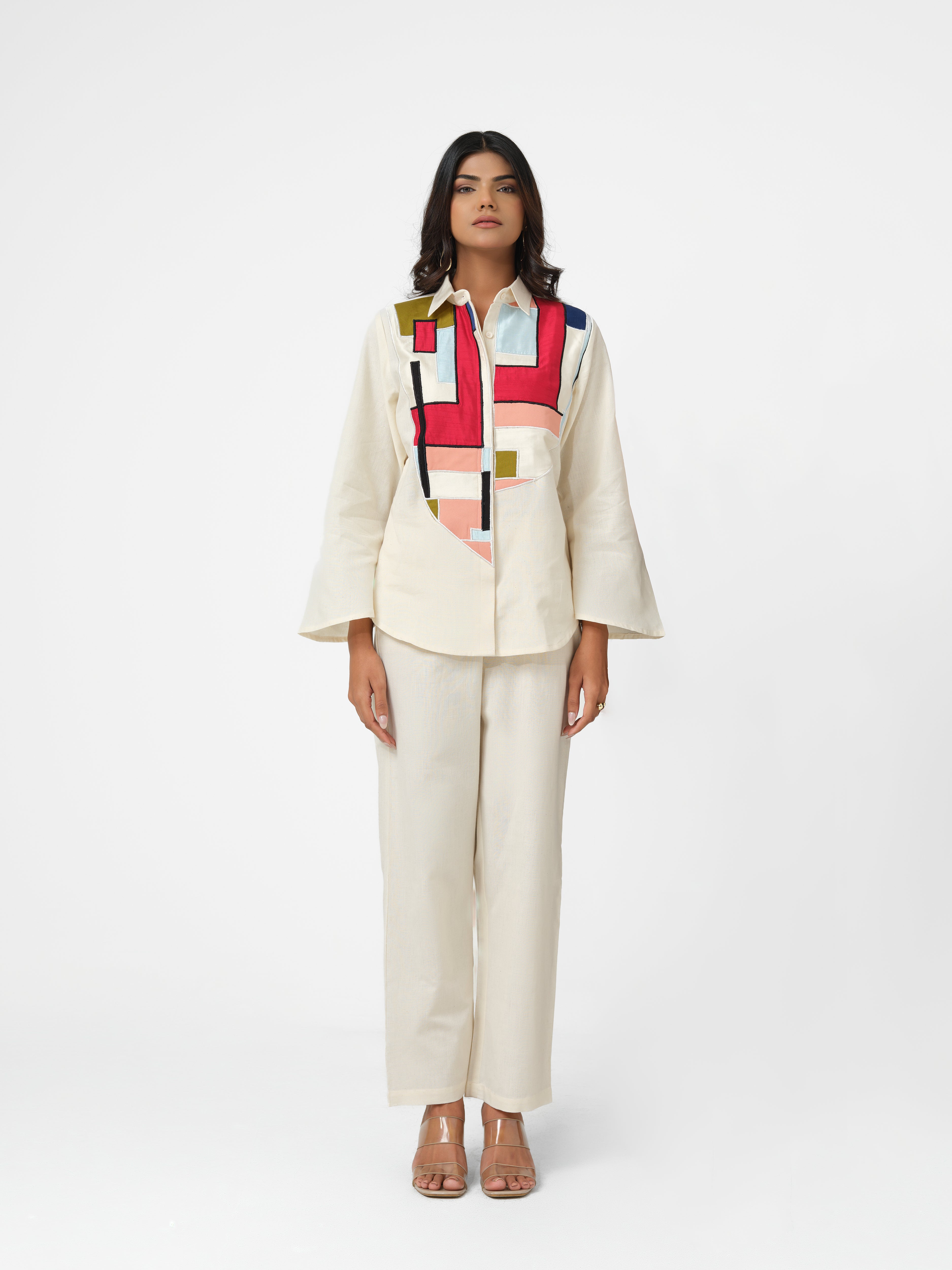 Axara Appliquéd Shirt for Women