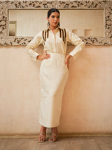 Antique Luxe Shirt & Skirt Set