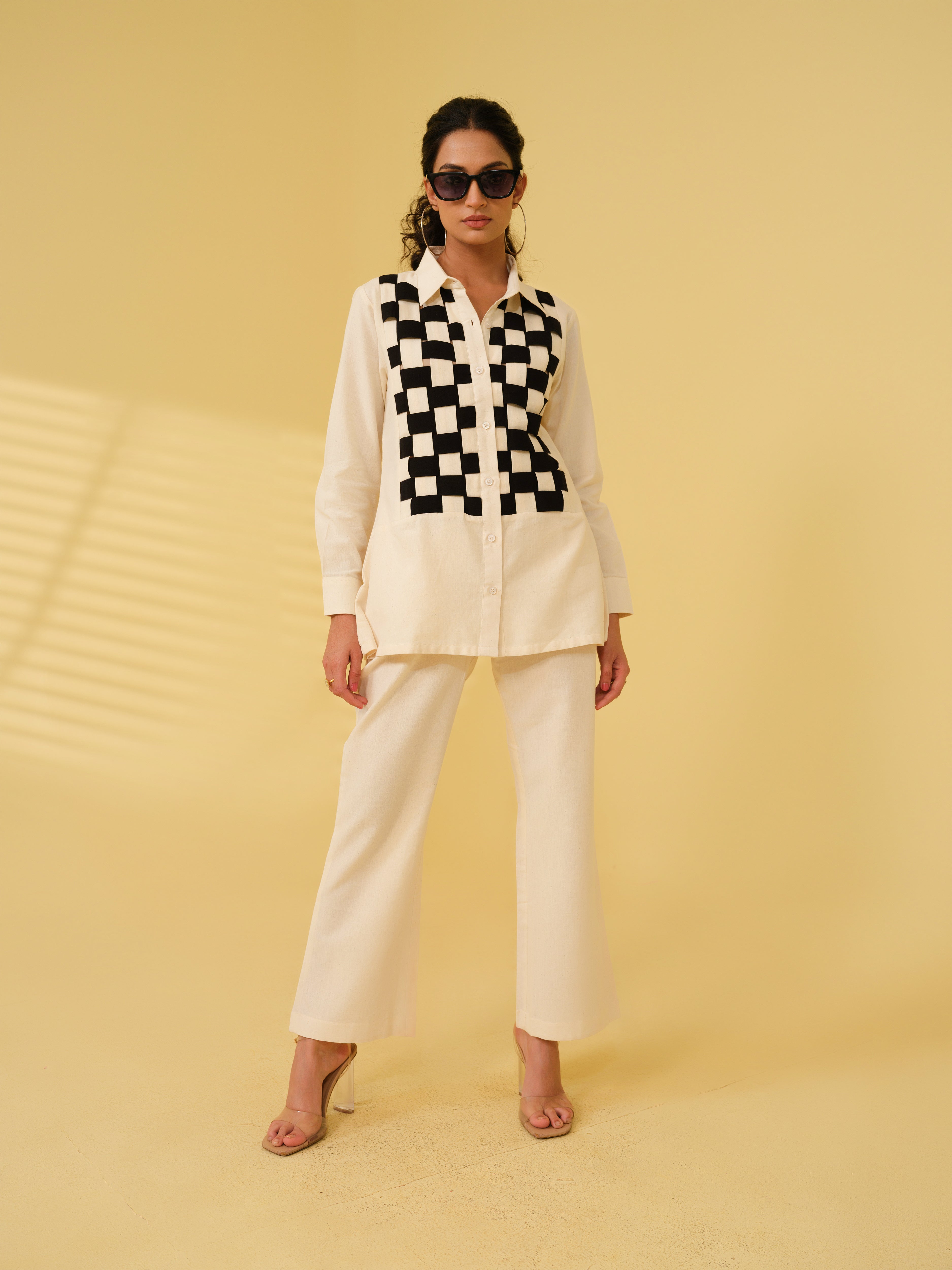 Checkmate Cotton Shirt for Women