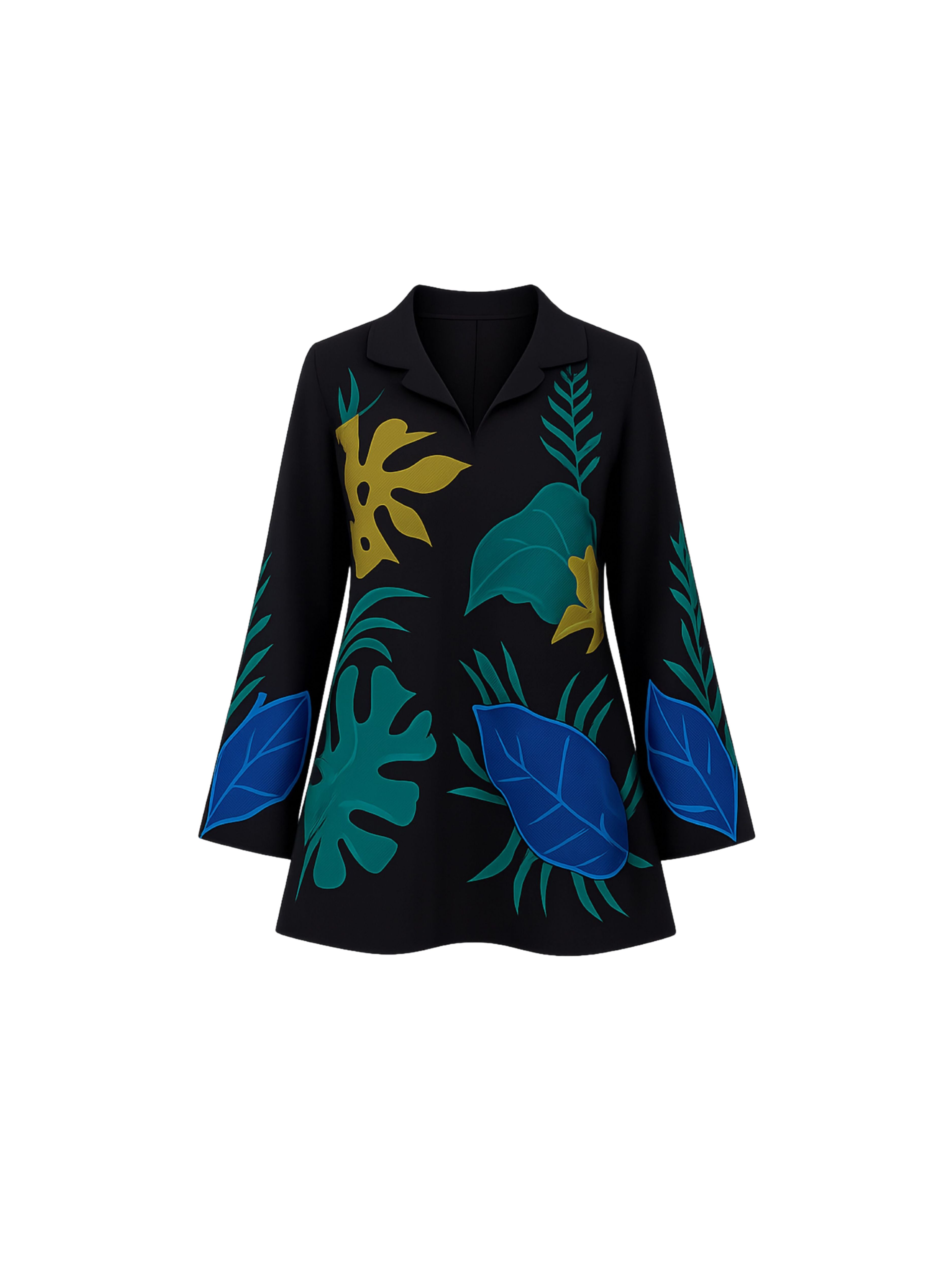 Monstera Leaf Kurta for Women