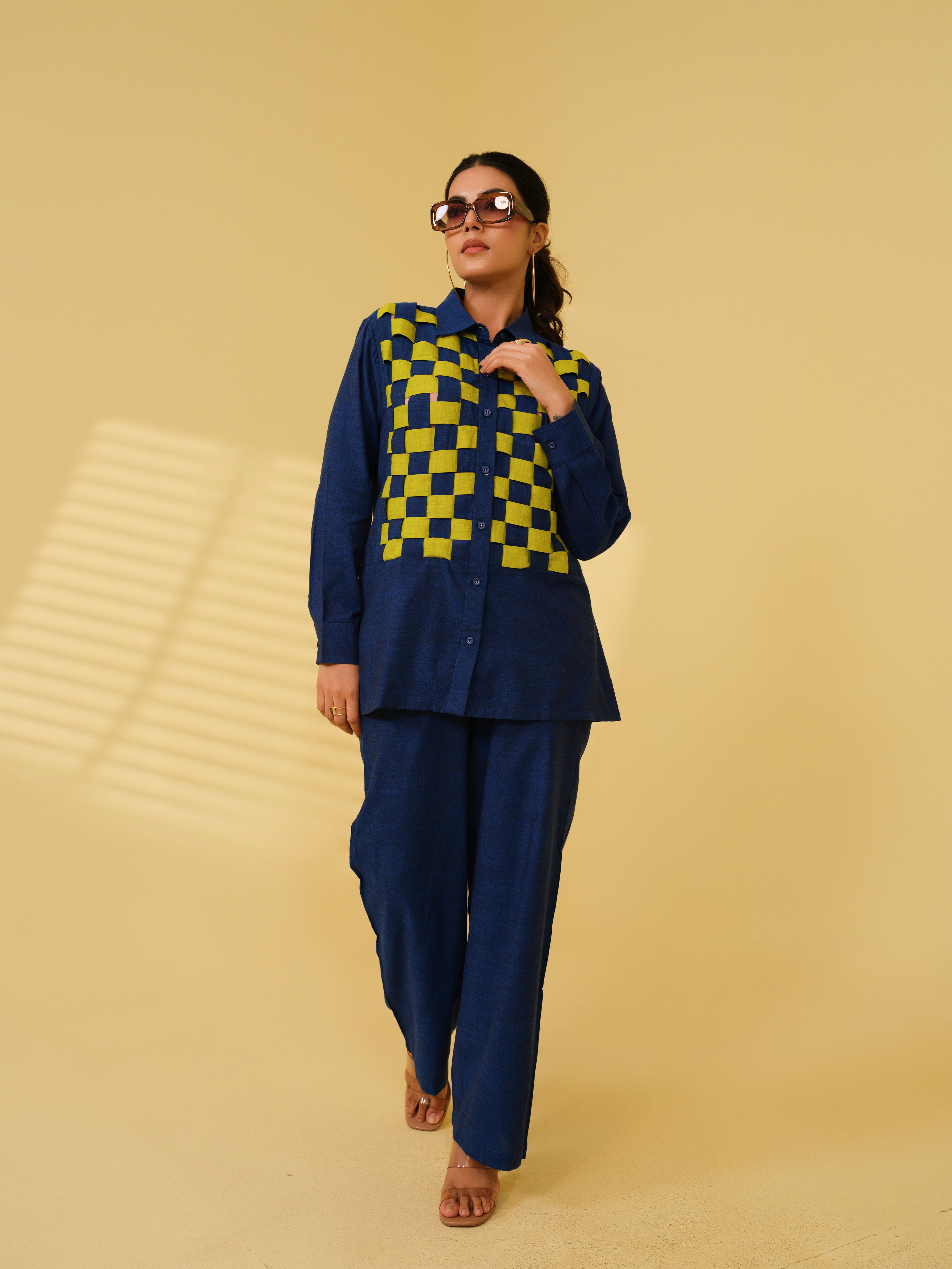 Checkmate Cotton Shirt for Women