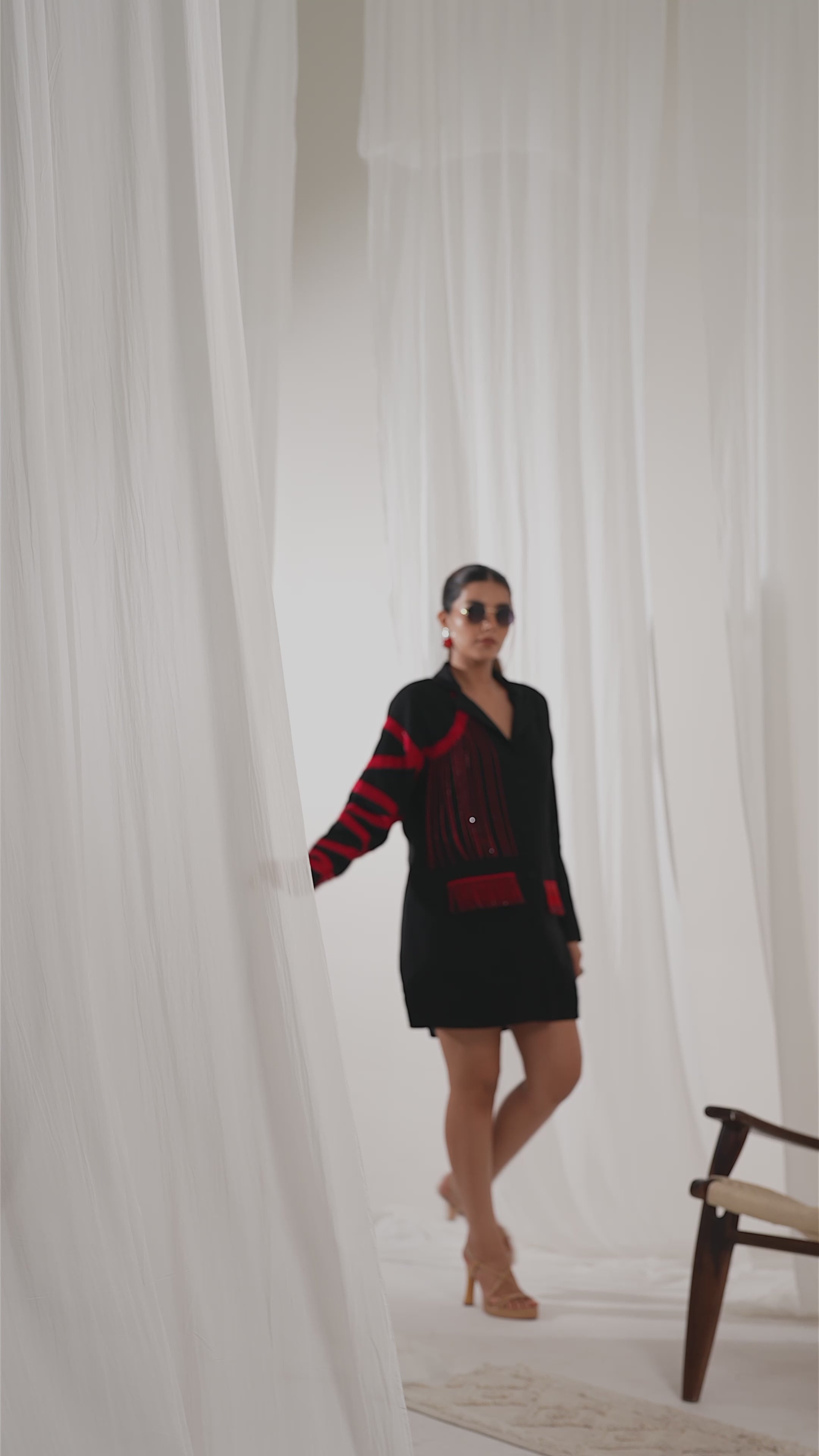 Red Rebillion Blazer Dress