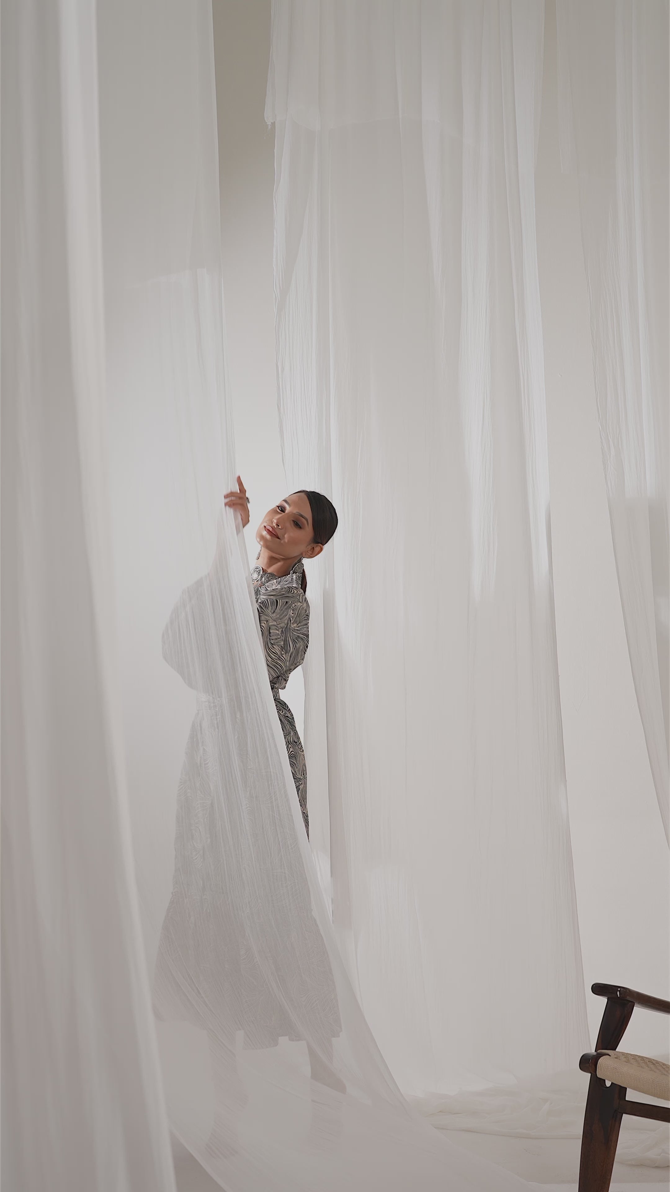 Mystic Waves Tiered  Dress