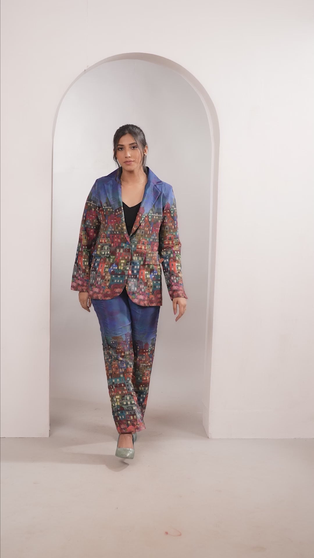 Midnight city  blazer co-ord set