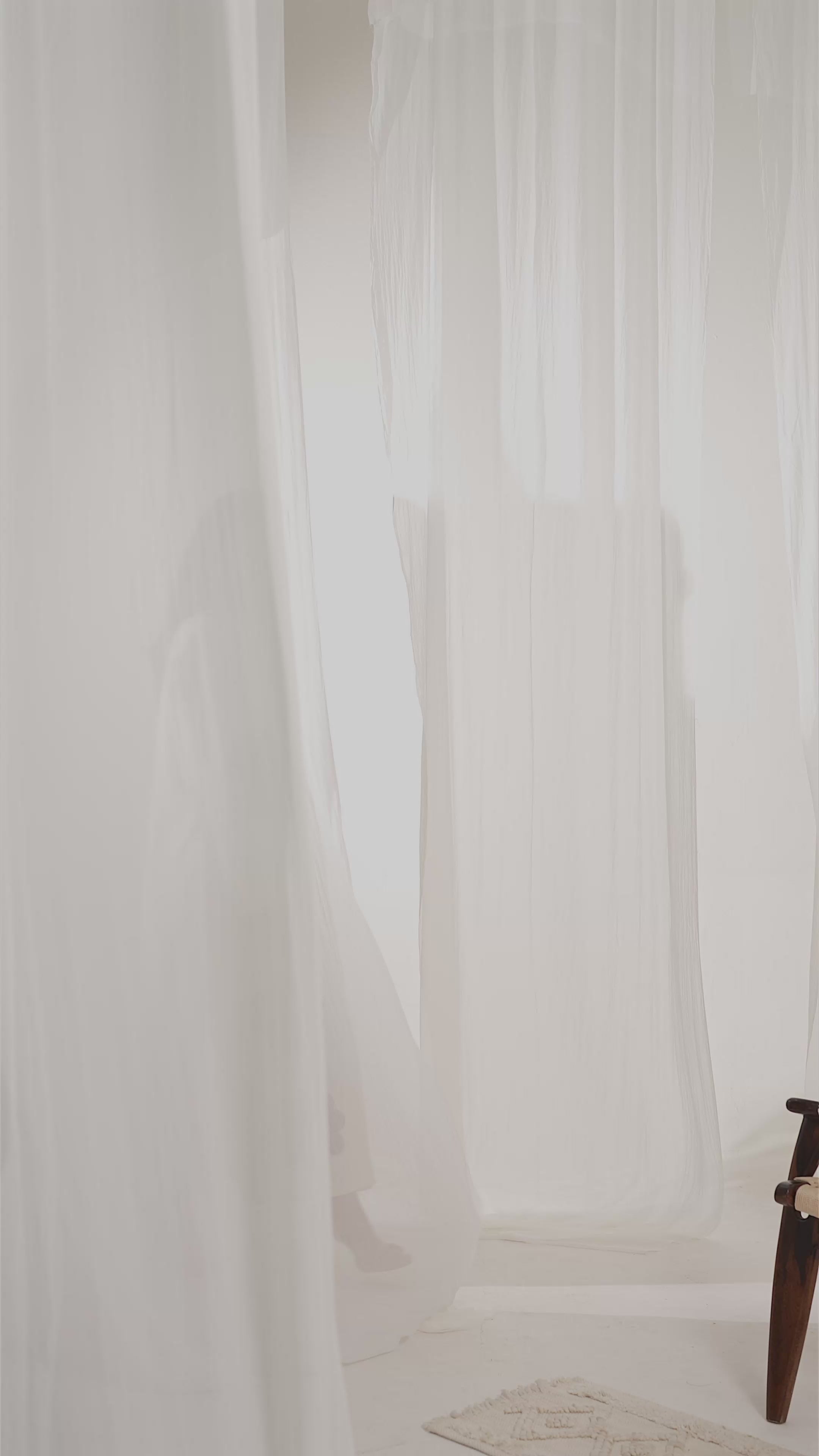 Handloom embellished tissue flower shirt dress