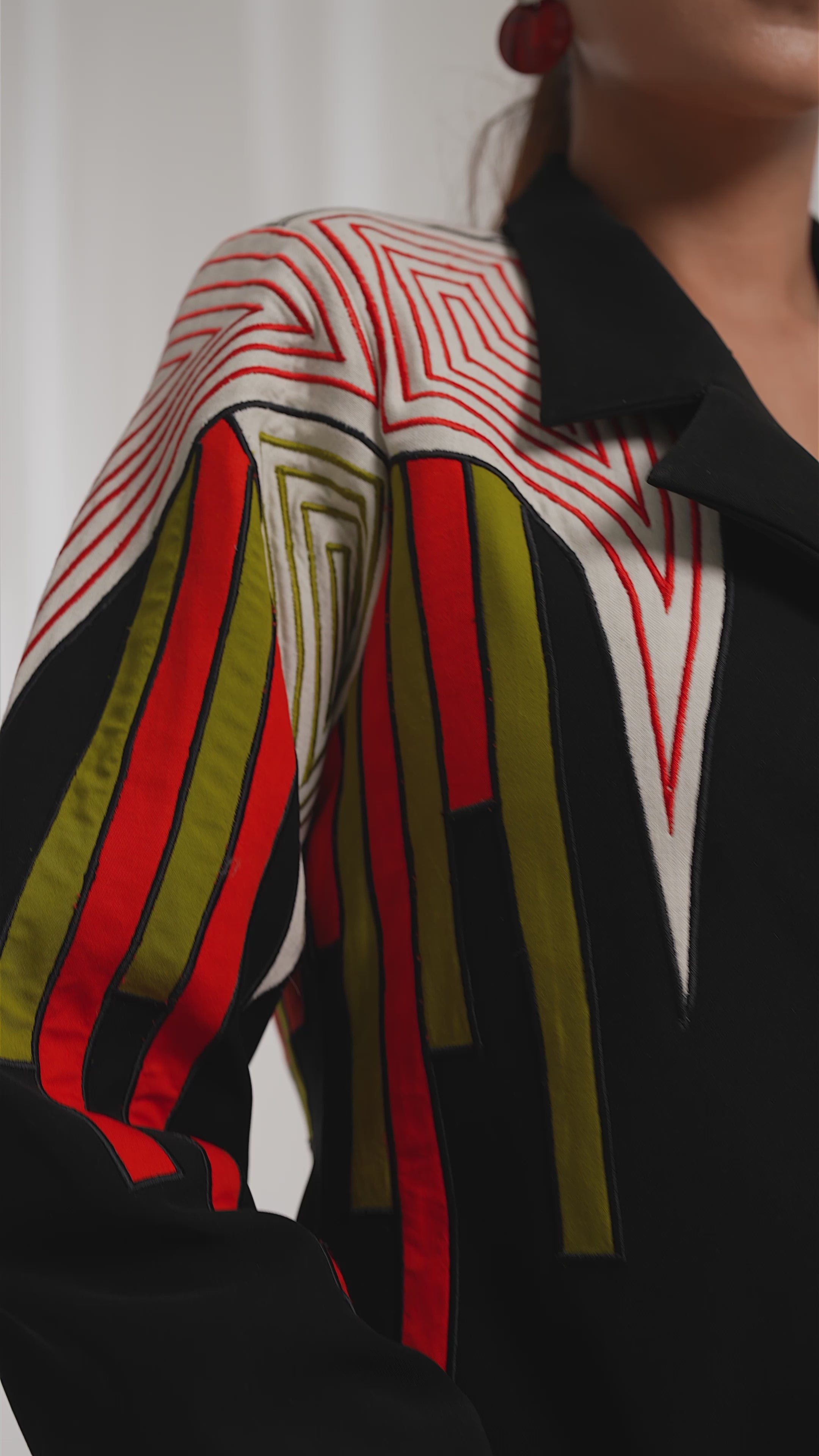 Asymmetric Blazer Dress